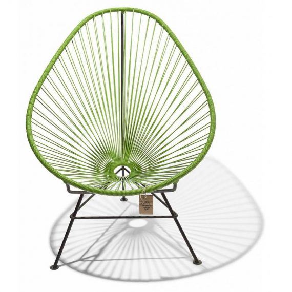 Original Acapulco chair in olive green color