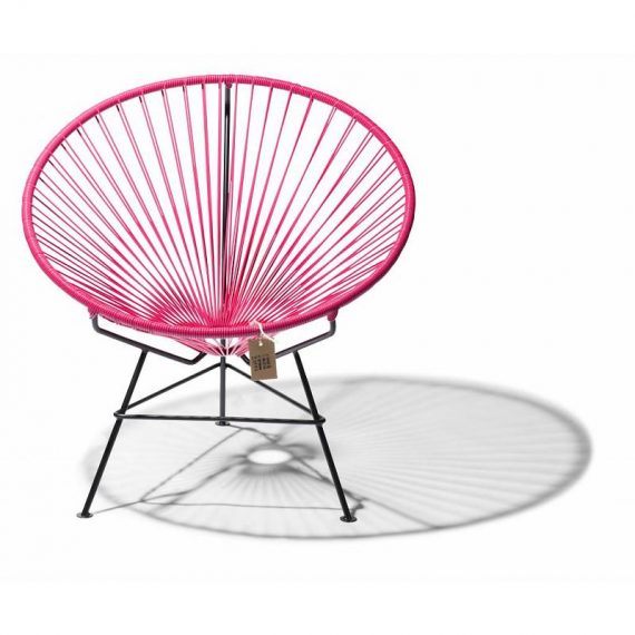 Silla lounge Fair Furniture en color bugambilia