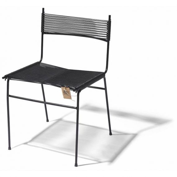 Polanco dining chair black pvc